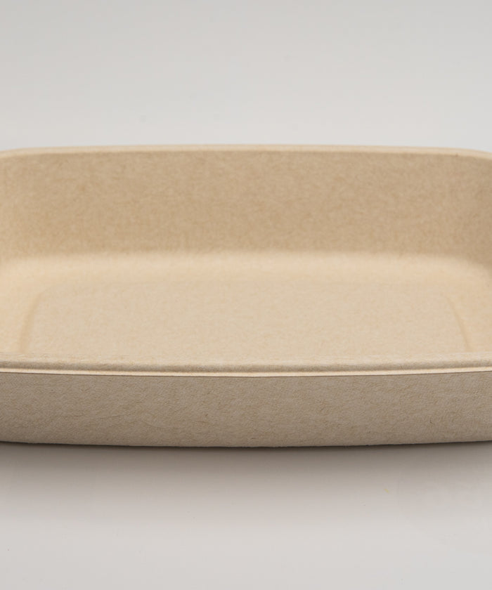 24 Oz Rectangular Compostable Food Container (300pcs)