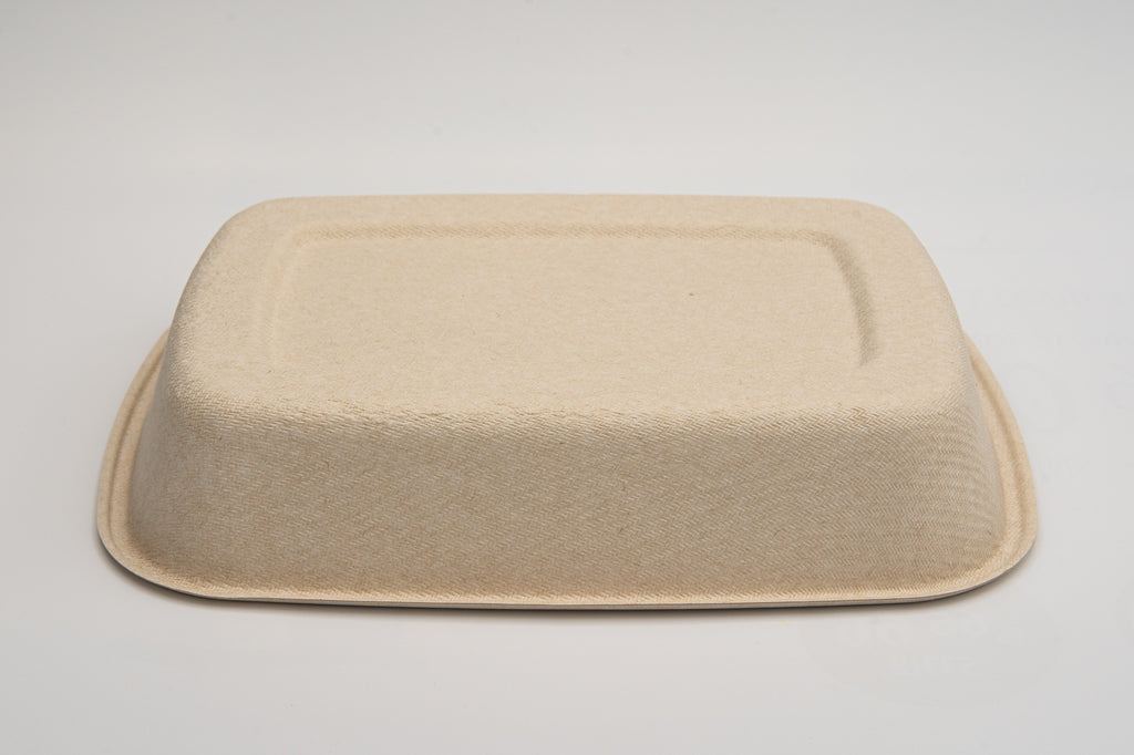 24 Oz Rectangular Compostable Food Container (300pcs)