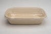 Lids for Rectangular Compostable Food Container (300pcs) (Lids Only)