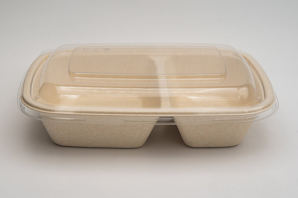 Lids for Rectangular Compostable Food Container (300pcs) (Lids Only)
