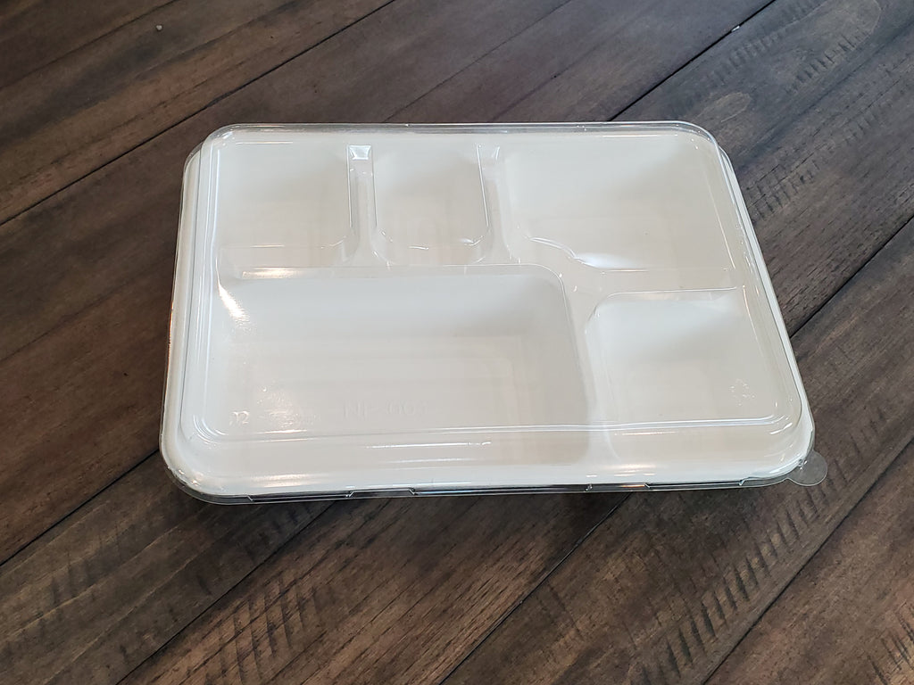 Lids for 5 Compartment Bento Box (400pcs) - Lids only