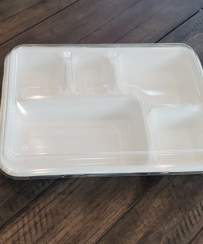 Lids for 5 Compartment Bento Box (400pcs) - Lids only