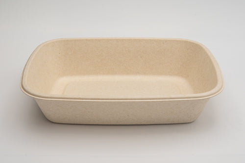 32 Oz Rectangular Compostable Food Container (300pcs)