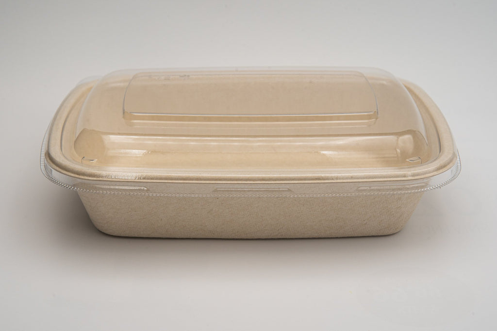 Compostable Rectangular Food Containers with Lids – EcoQuality Store