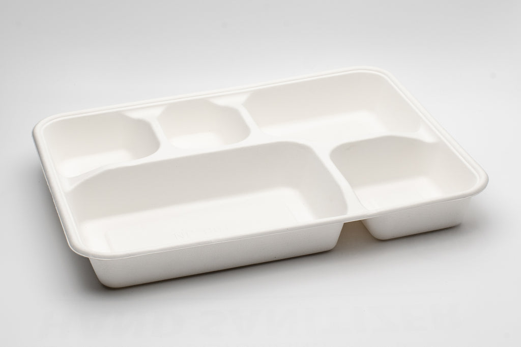 5 Compartment Bento Box (400pcs) - container only