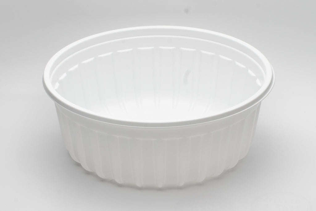 70 oz Round Microwavable PP Food Container Set - Heavy Weight